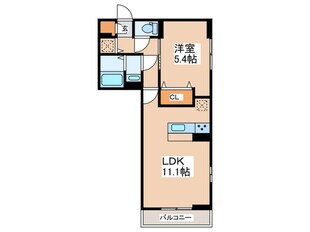 Dスクエア金森東の物件間取画像